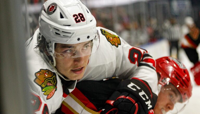 Blackhawks prospect Colton Dach knows confidence is key, but he needs to maintain it