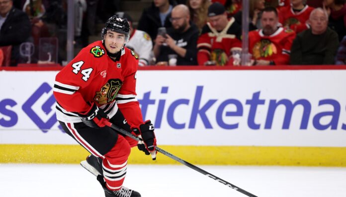 Blackhawks trying to figure out Wyatt Kaiser's long-term NHL role and identity