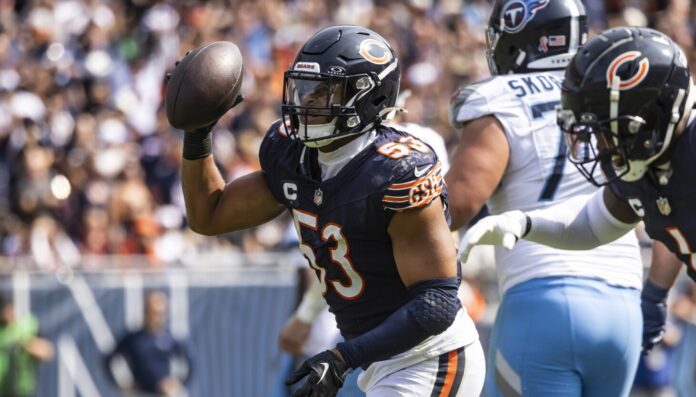 Bears LB T.J. Edwards says loss to Lions, Matt Eberflus' firing 'shocking'