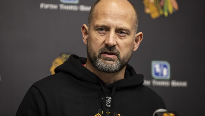 Blackhawks interim coach Anders Sorensen will adjust systems to boost offense, emphasize speed