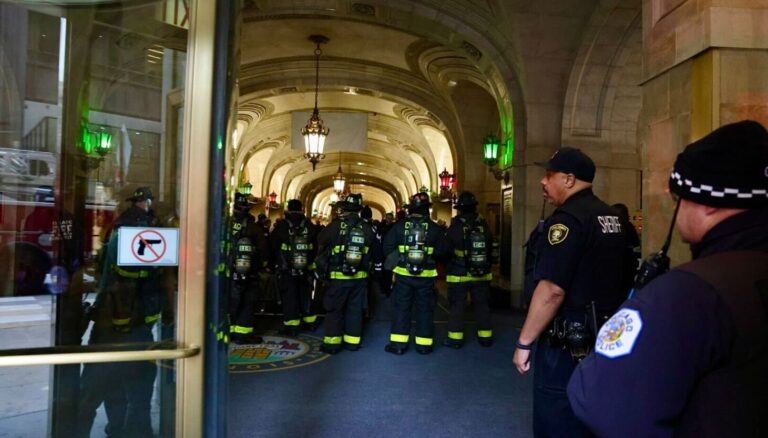 Fire triggers evacuation at City Hall, no one seriously hurt