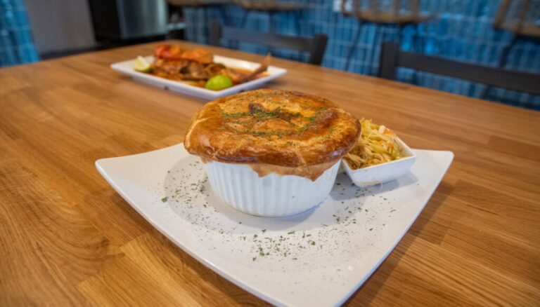 Goat pot pie at Lior's Cafe — Dishin' on the Dish