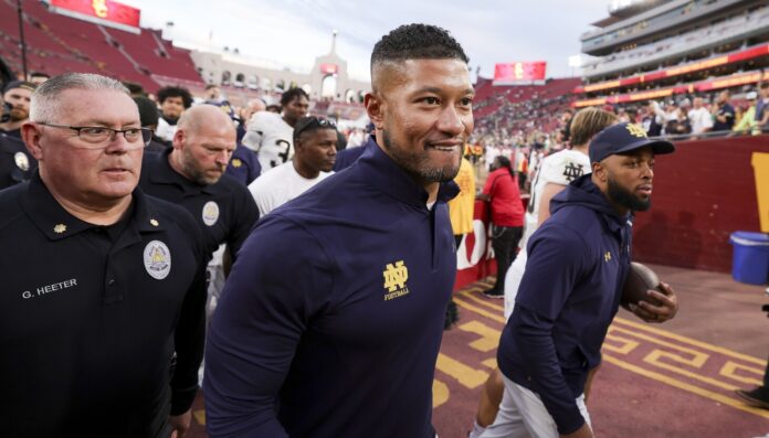 Notre Dame coach Marcus Freeman floated as surprise candidate for Bears' coaching vacancy