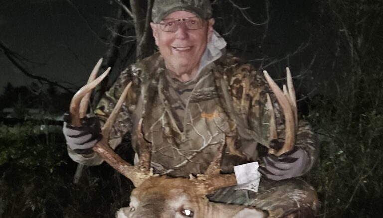 Patience at 73 pays off with special big buck